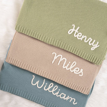 Personalised Baby Blanket Gift for Newborn